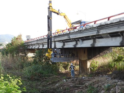 因應花蓮規模7.2強震後續餘震不斷!中市建設局提前完成特殊性橋梁檢測