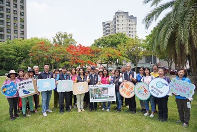 交通及童趣公園烏日現蹤  中市建設局長視察三和及榮泉公園