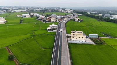 台中神岡圳前路南側新闢路段今日先開放通行