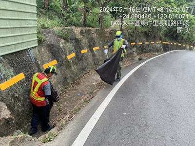 赤崁頂太平區隊定期派員清掃稽查1