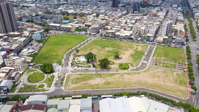 台中市第15期大里杙市地重劃區空拍圖