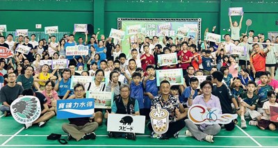 113年幼獅盃羽球邀請賽在朝馬運動中心登場 ，逾630名羽球選手齊切磋