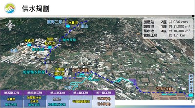 白冷圳擴大灌溉服務計畫圖