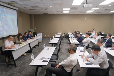 中市交通局舉辦水湳轉運中心招商座談會,多家大型企業熱烈參與