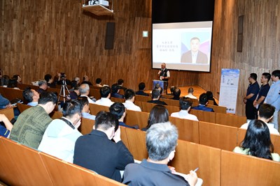 2025年台日到院前檢傷制度研討會，在亞洲大學現代美術館安藤講堂舉行