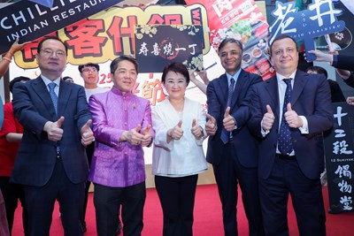 台中鍋烤節國際升級！ 盧市長攜手四國駐台代表共推美食外交：估帶動逾200億商機