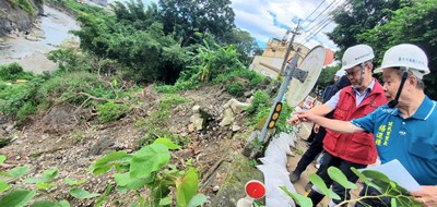 01-防颱進入最高戒備!中市建設局長深入災點督導復建進度