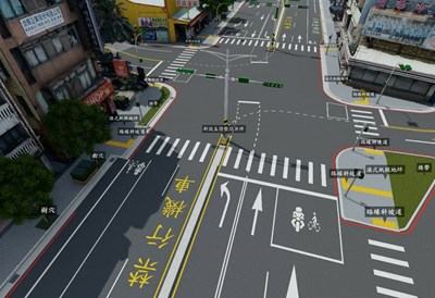「潭子區雅潭路一、二段（中山路至崇德路）道路、共桿建置及人行道改善工程」模擬