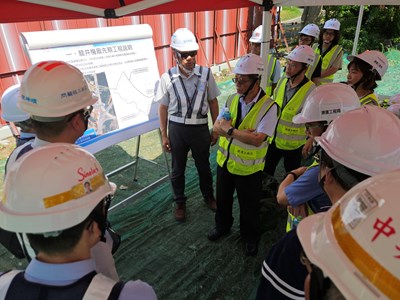 施工廠商簡報工程進度