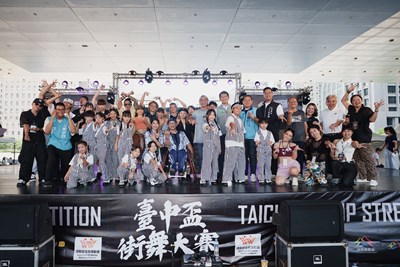 主照-臺中盃街舞大賽已連續第七年辦理,吸引全臺16縣市、265支隊伍齊聚臺中