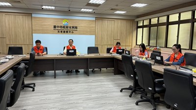 強颱「樺加沙」來襲,中市水利局開設水災三級應變小組警戒因應