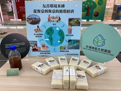 園區副產物沼液循環再利用,施灌栽種友善環境米