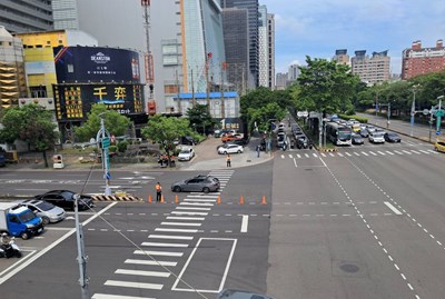 市府於七期商圈實施斷流措施後,台灣大道等周邊道路車速與旅行時間皆有改善