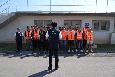 台中市「下水道超人」隊出發支援花蓮 水利局長范世億精神喊話