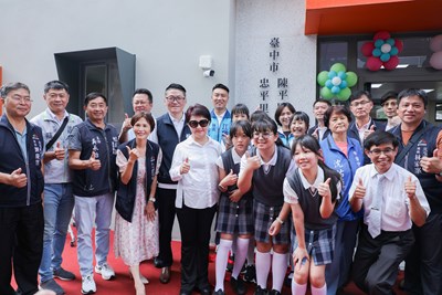 中市北屯區忠平里市民活動中心啟用 盧市長：打造教育、社區共榮新地標
