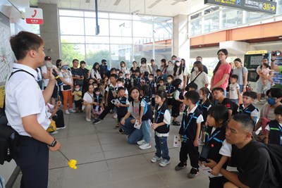 台中捷運「小小站長」活動體驗熱烈登場！
