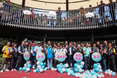 「甜點系地標」掀話題！大坑觀音亭景觀休憩平台完工啟用