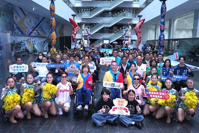 臺中市各運動團體齊聚合影。