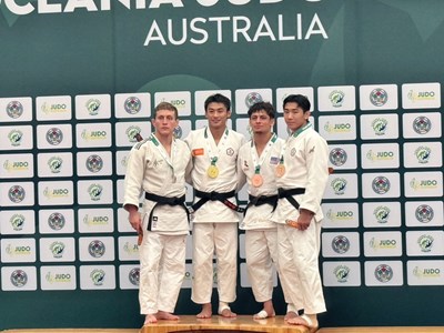 柔道男神楊勇緯大洋洲公開賽60公斤摘金
