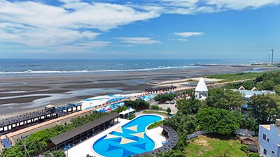 大安濱海樂園絕美的海岸景觀