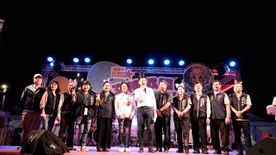 立法院副院長也到場，給予客家青年音樂團體最大的肯定