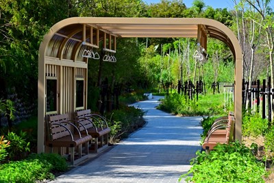 后里泰安周邊景觀設施改善工程-火車造型休憩花架_0