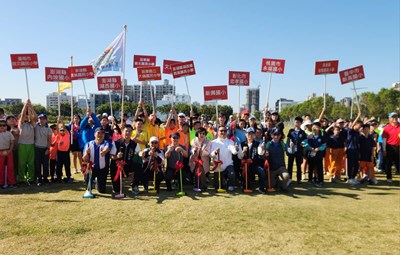 114年全國小學生暨中小學教師木球錦標賽」參賽隊伍與來賓合影