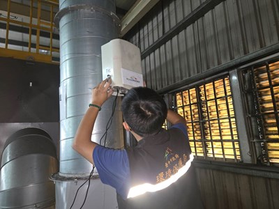 感測器架設情形1