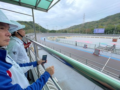 運動局長游志祥視察台中自由車場優化工程_0