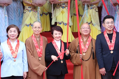 盧市長感謝佛光山為台中注入藝文能量