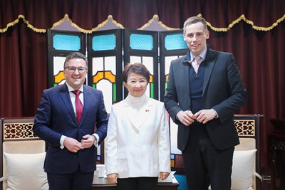 德國聯邦議院議員柯約博率團拜會  盧市長盼深化台德互惠交流