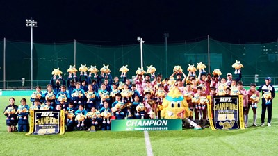 黎明男足、五權女足雙冠榮耀(熱血少年拍攝)