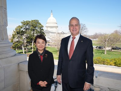 盧市長拜會美國眾議院「國會台灣連線」主席巴拉特