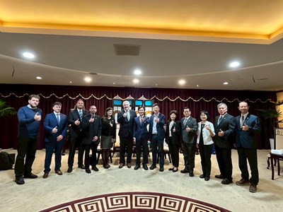 捷克維索基納省副省長拜會中市府交流智慧城市、醫療與文化