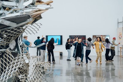 中美館「萬物的邀約」鏡頭下的我們社群創作工作坊。攝影：林峻永