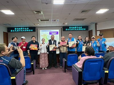 和平區長吳萬福親自接待桃園原民局及桃園簡易自來水管理委員會成員