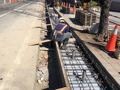 豐原區豐勢路二段南側車道路面排水設施改善工程施工