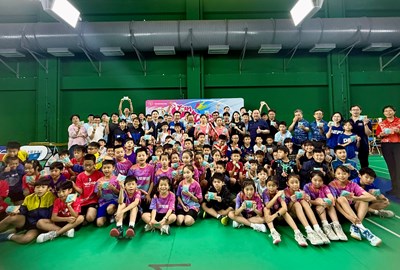 「115年臺中太陽盃全國羽球錦標賽開幕典禮合影