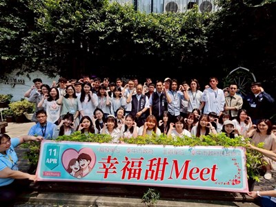 中市單身聯誼首場甜蜜開跑，49位男女「零距離」心動相遇、配對率破八成三