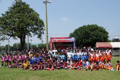 （主照）115年度臺中市市長盃足球錦標賽於朝馬足球場熱鬧開賽