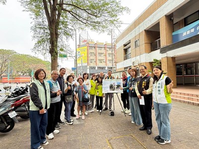 01-西區大隆路人行道優化啟動！中市建設局打造友善綠蔭步行空間