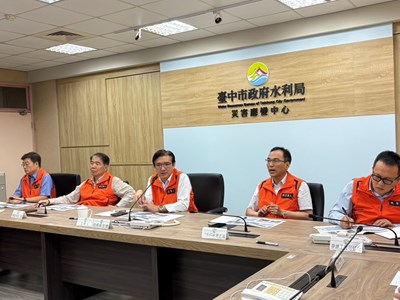 水利局局長范世億親自主持防汛整備會議