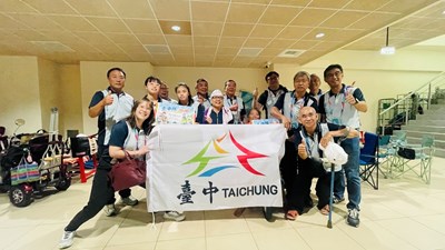 115年全國運動會運動局游局長與社團法人臺中市身心障礙體育總會理事長林孟令到場慰勞選手