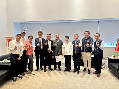 01-立委洪孟楷於6月5日偕同財團法人大安森林公園之友基金會團隊拜會盧秀燕市長，共同就
