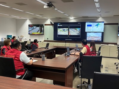01-米克拉颱風外圍環流影響逼近！中市建設局啟動三級應變守護市民安全