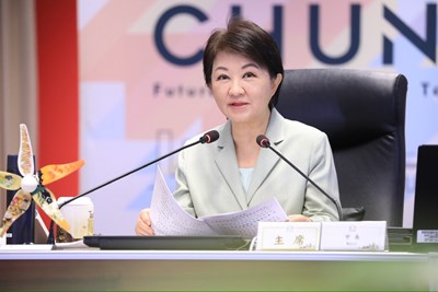 市長盧秀燕今(7)日主持市政會議