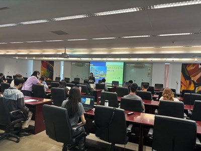 主任秘書致詞，期勉同仁深化廉政法治觀念