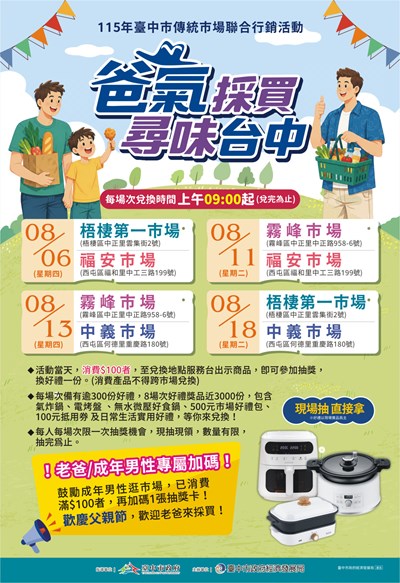 爸氣採買 尋味台中！