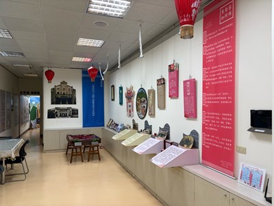 東勢地政三樓展出信仰廟宇與客語之母特色展品