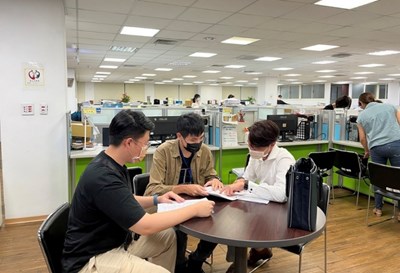 台中市政府特定工廠登記單一窗口櫃台